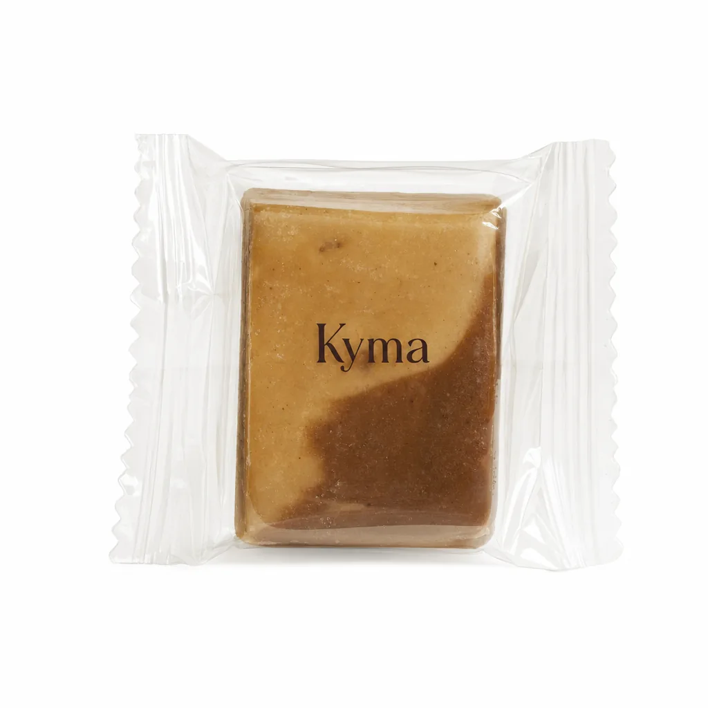 Kyma fondant served for a coffee or tea break